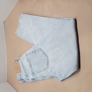 & Denim, Loose Mom Jeans, Size 0, Ultra High Waist, Ankle Length, GUC
